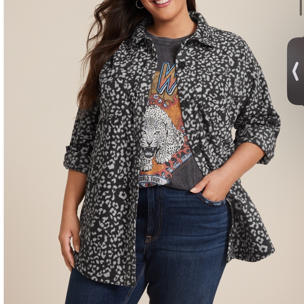 Maurice’s Plus Size Wilder Plaid Fleece Shacket